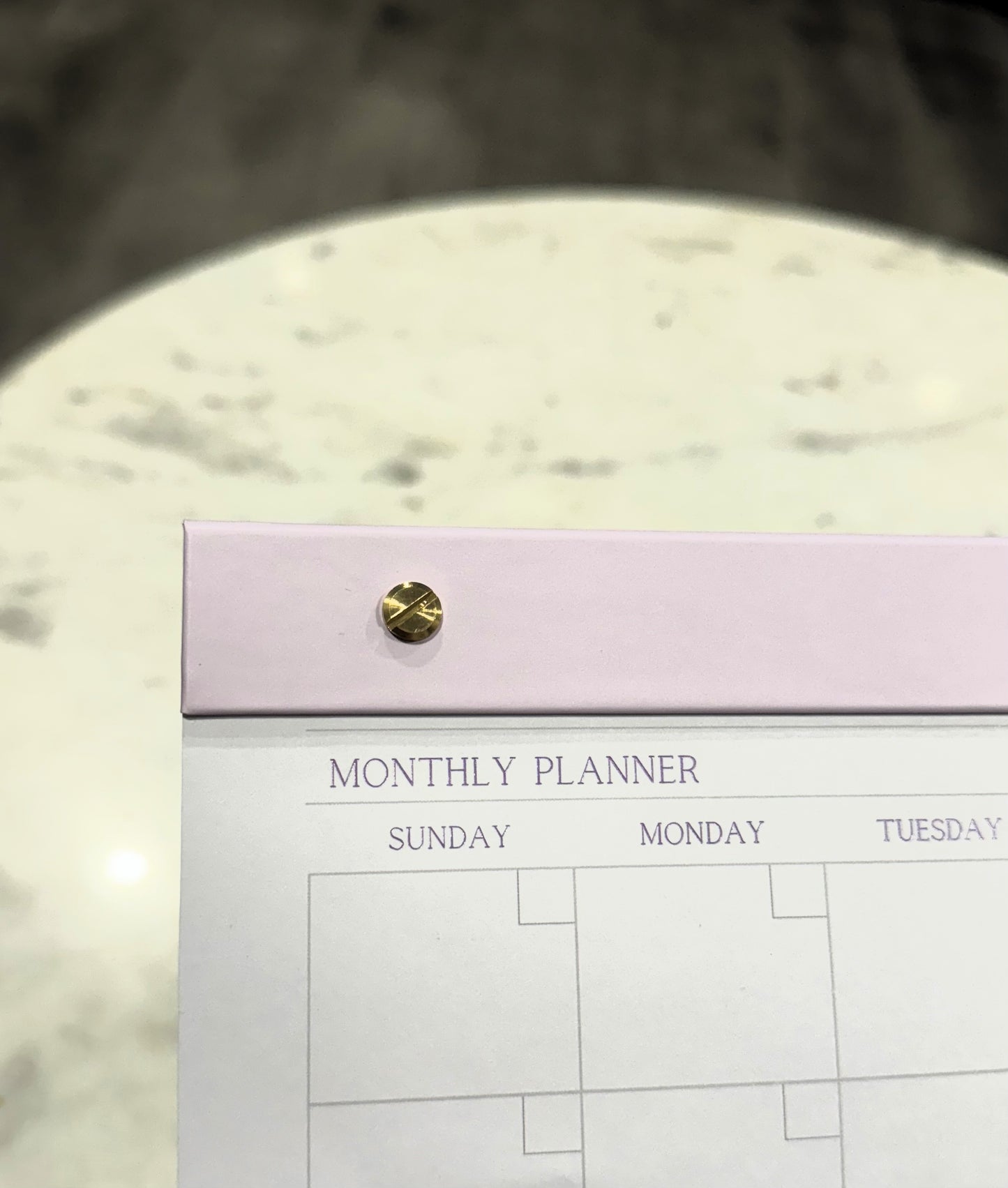 Monthly Desk Calendar