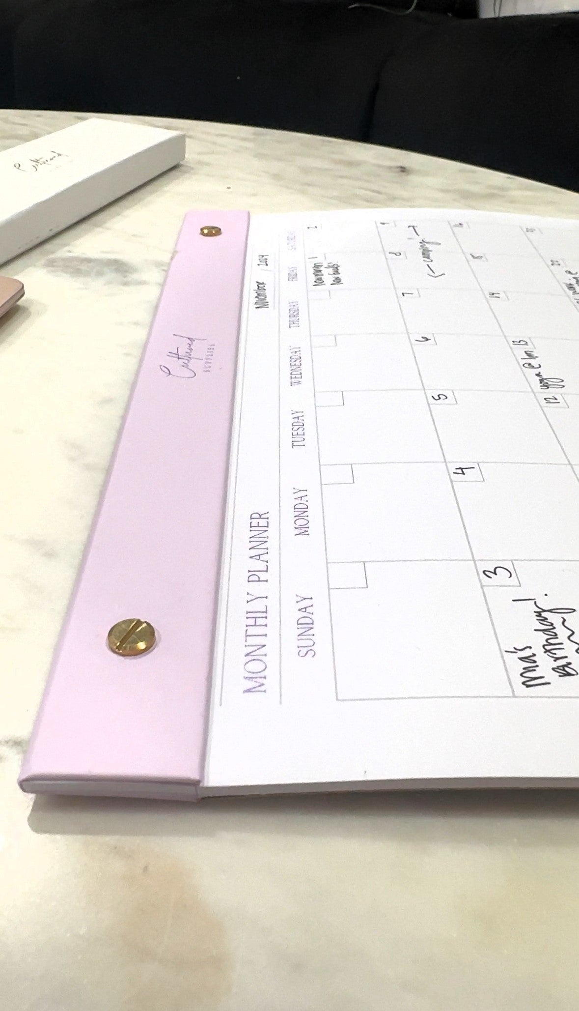 Monthly Desk Calendar