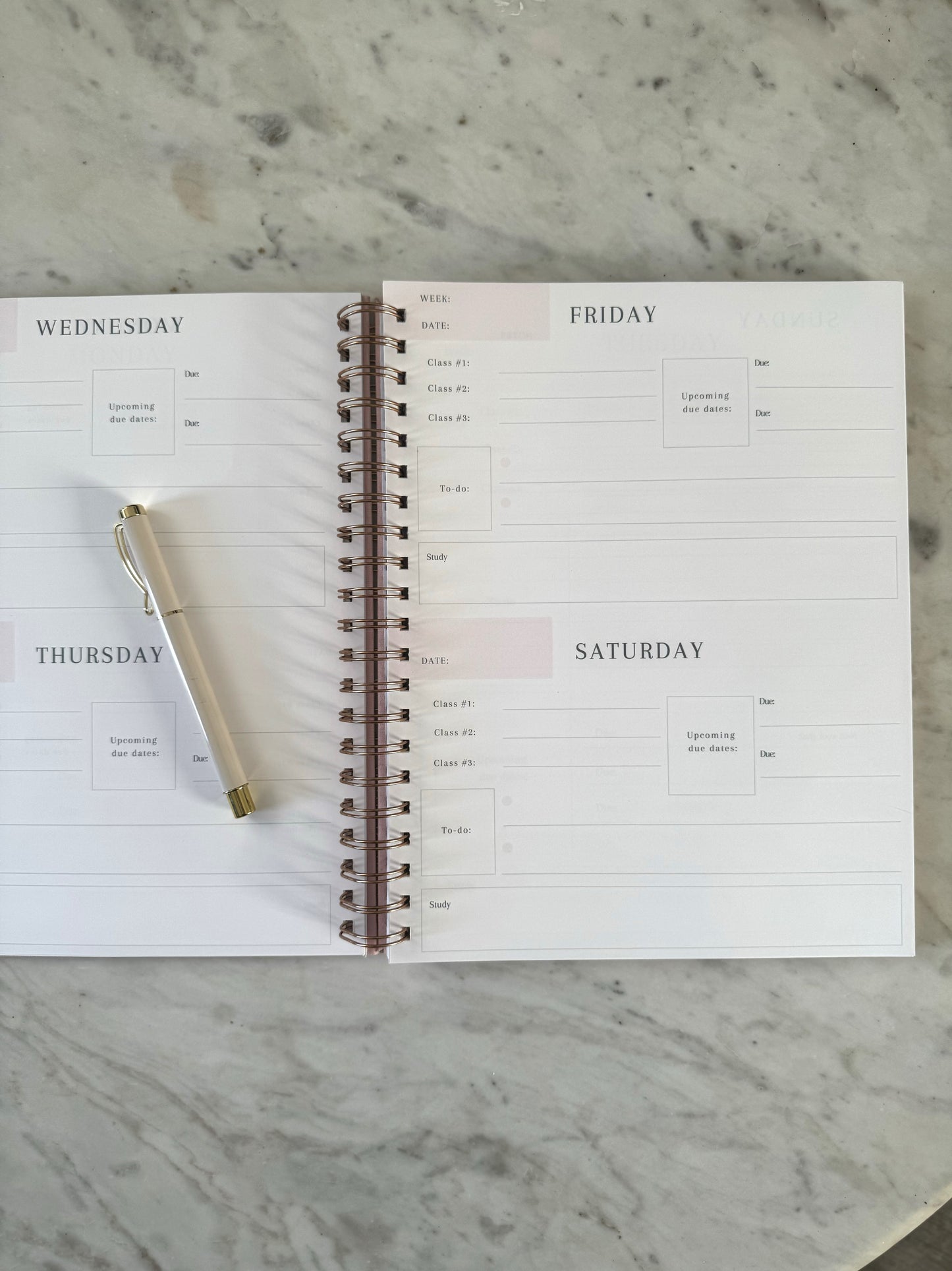 Academic Daily Student Planner